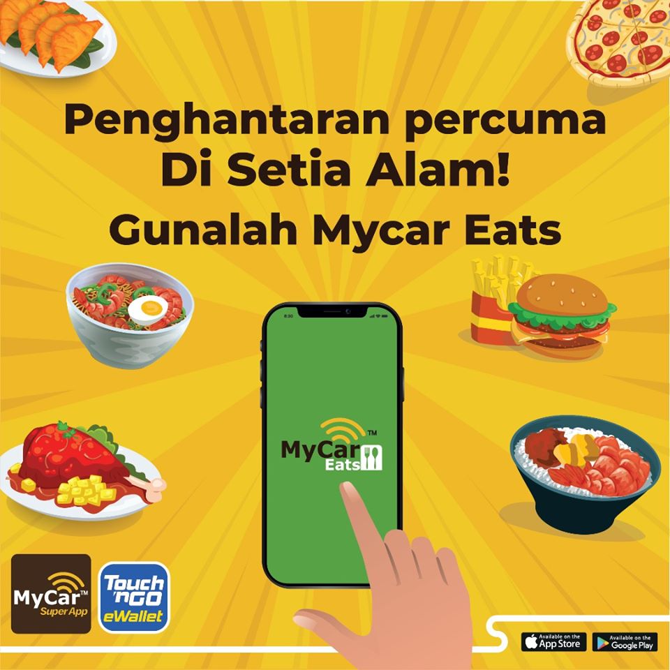 Penghantaran makanan dan minuman halal (MyCar Eats)