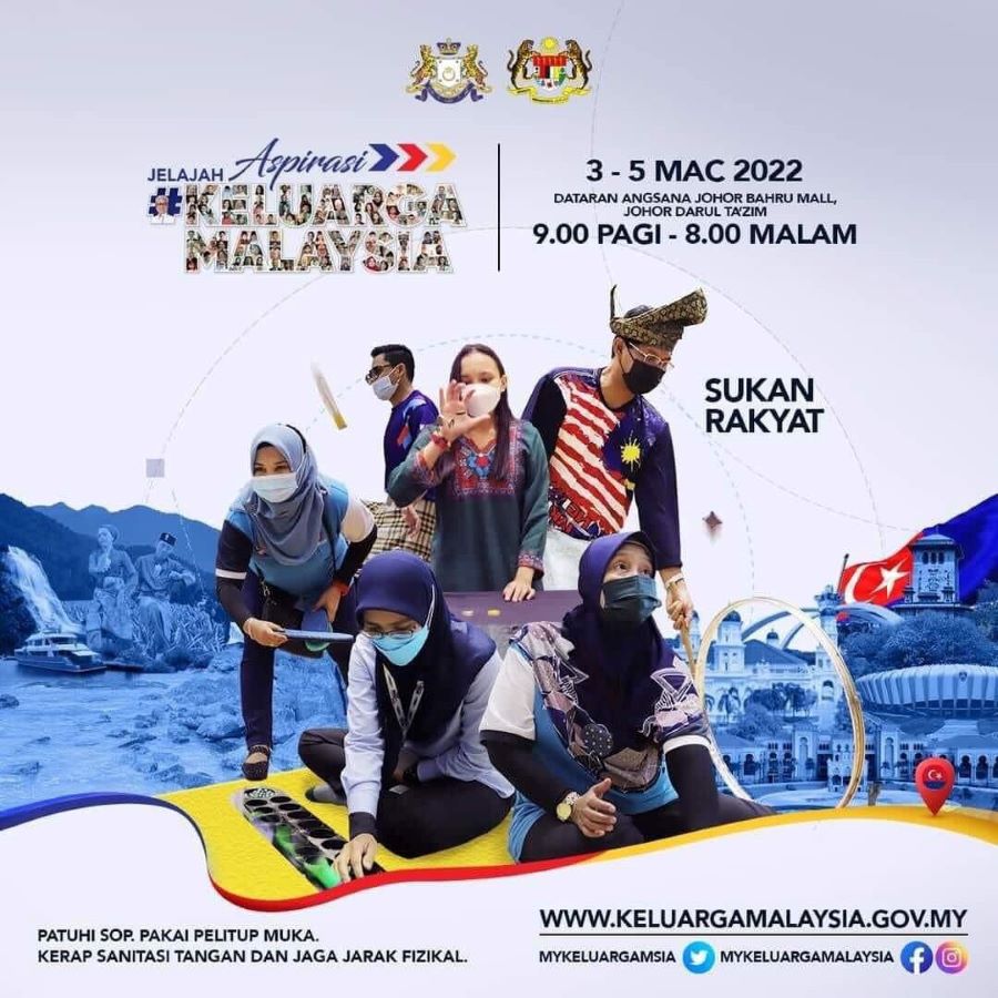 Keluarga jelajah malaysia aspirasi 10,000 pengunjung