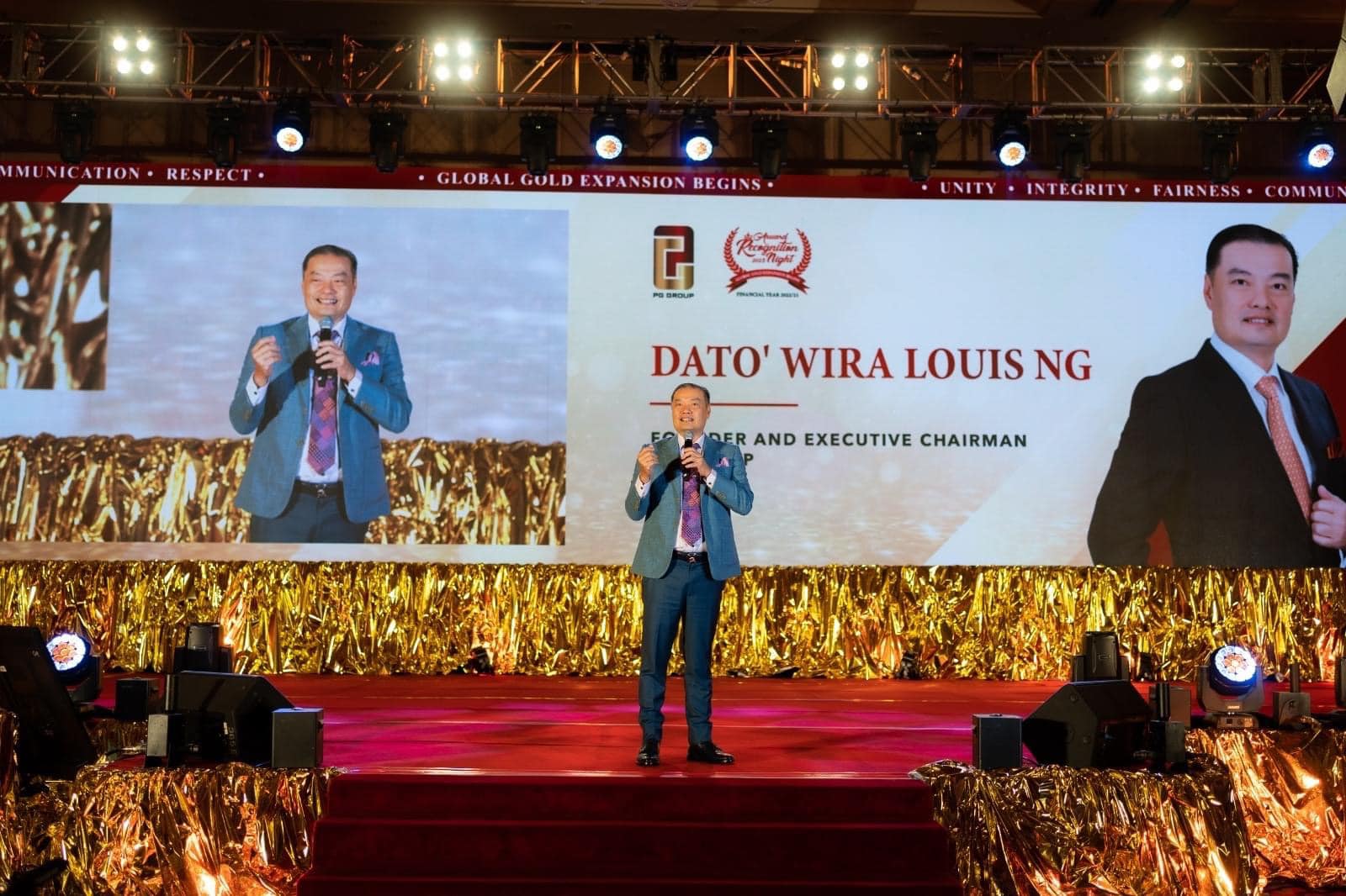 Pengasas dan Pengerusi Eksekutif Public Gold Group Datuk Wira Louis Ng