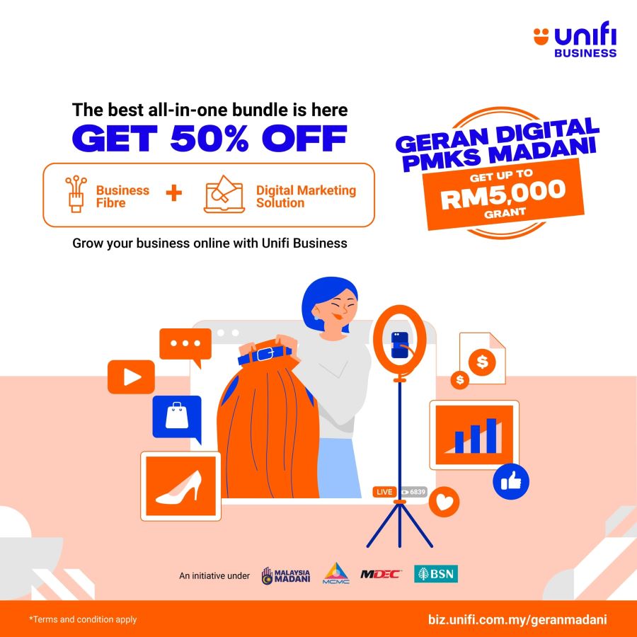 Unifi Business Sedia Percepat Pendigitalan Usahawan Melalui Geran ...