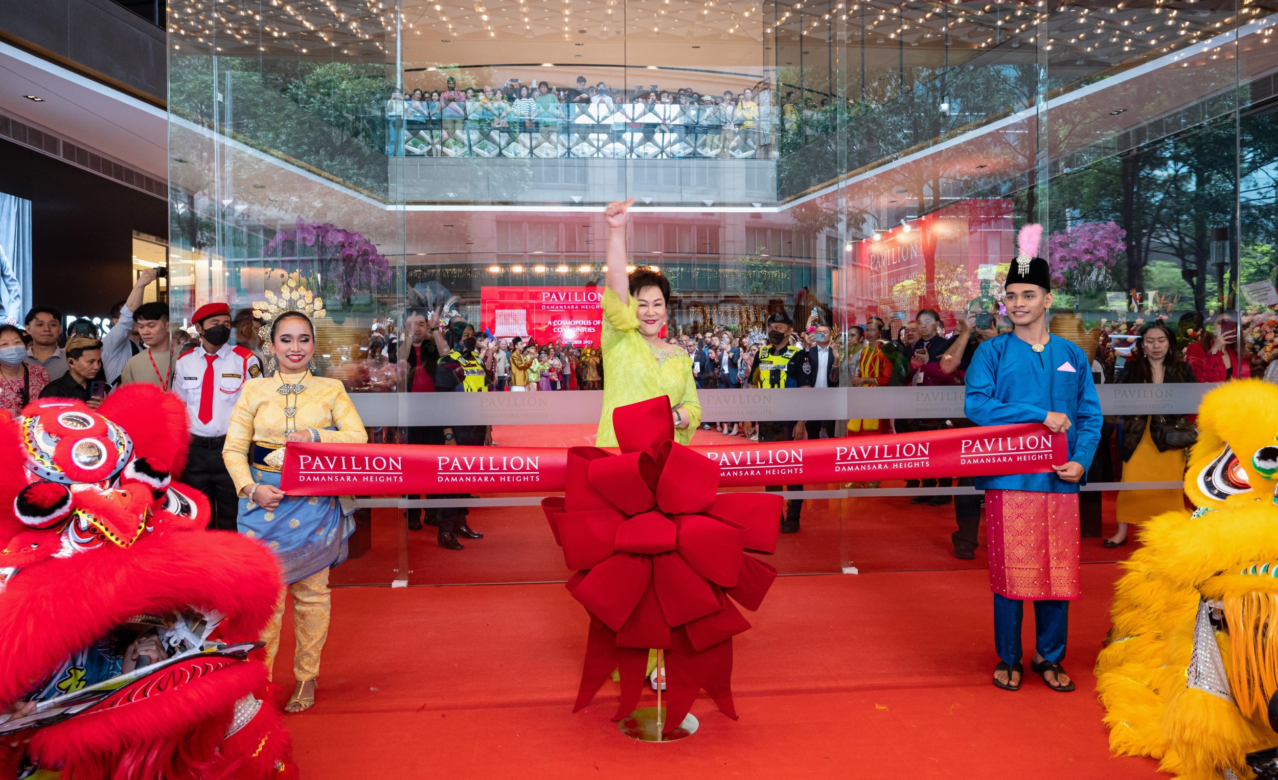 Joyce Yap di majlis perasmian pembukaan Pavilion Damansara Heights Mall pada 9 Oktober 2023