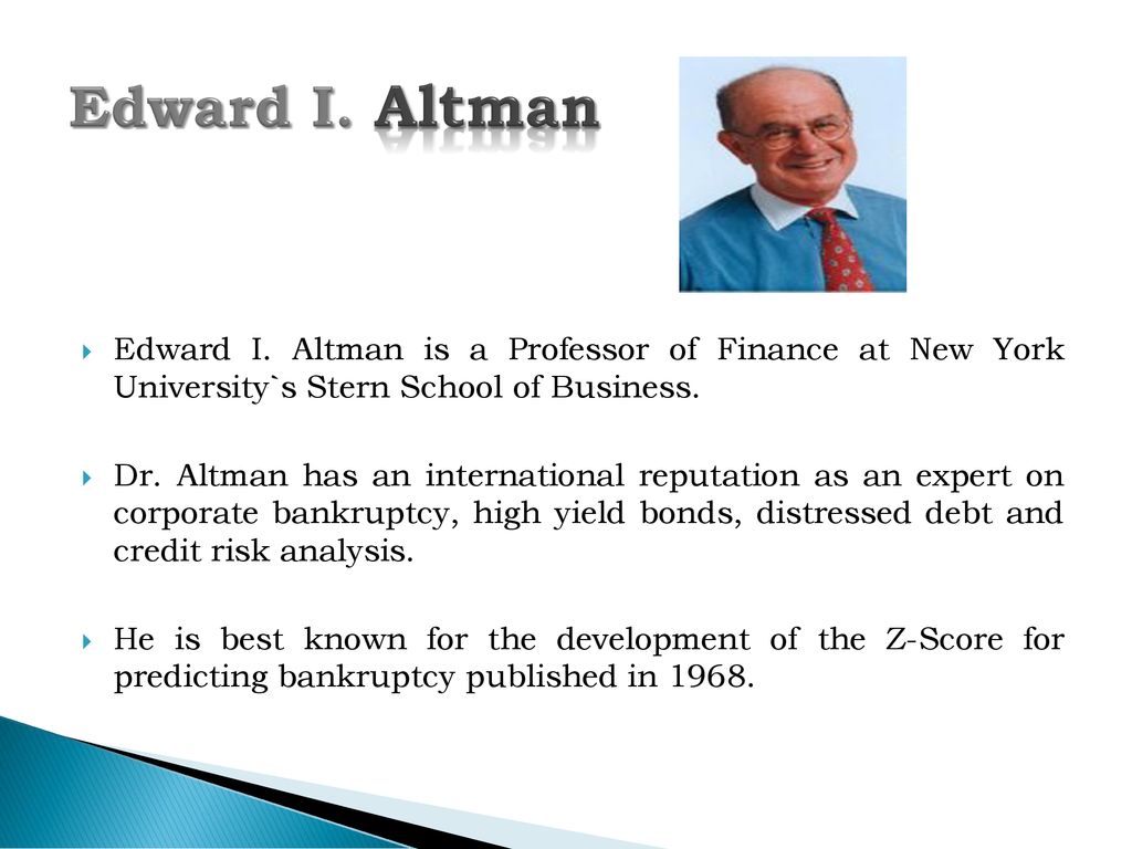 Edward I. Altman