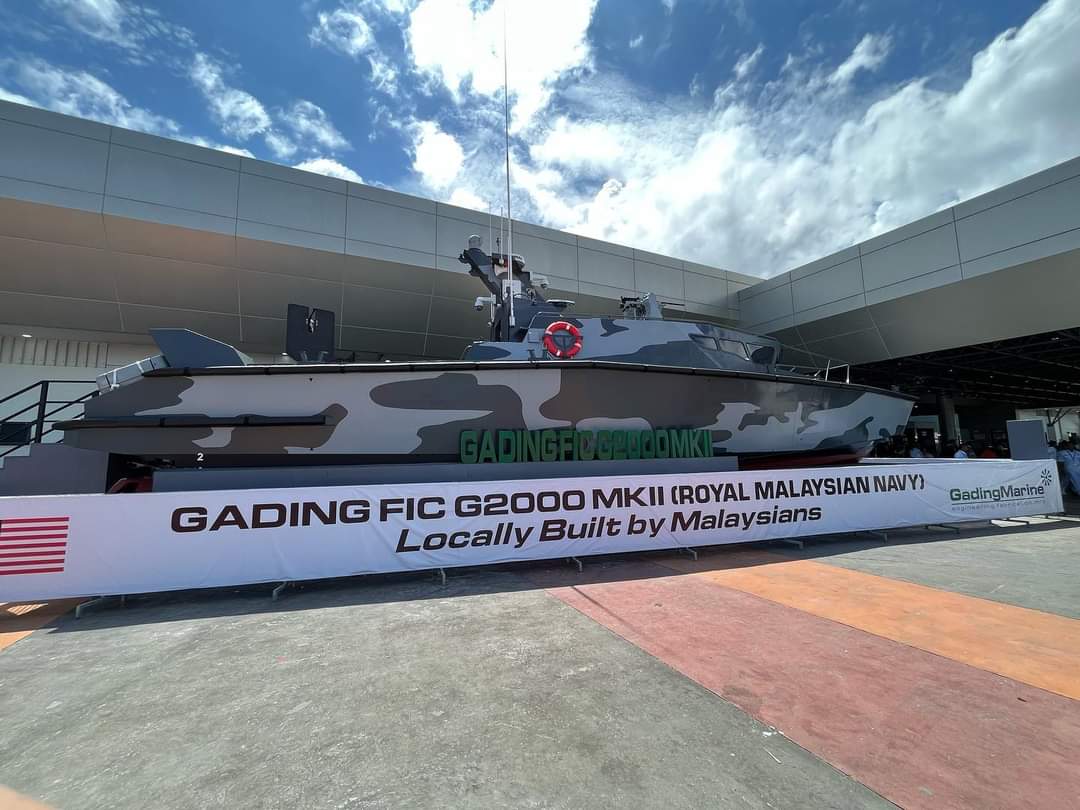 Bot FIC G2000 MkII yang dipamerkan pada LIMA 2023 di Langkawi.