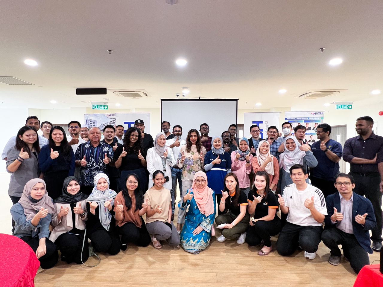 Sebahagian daripada peserta yang hadir pada Bengkel Penjagaan Utama Ipoh di PSCH.