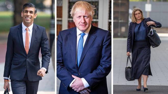 Rishi Sunak, Boris Johnson atau Penny Mordaun
