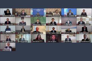 APEC MRT during the virtual meeting, today.