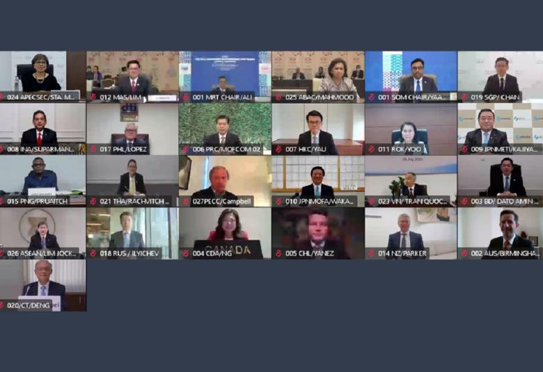 APEC MRT during the virtual meeting, today.