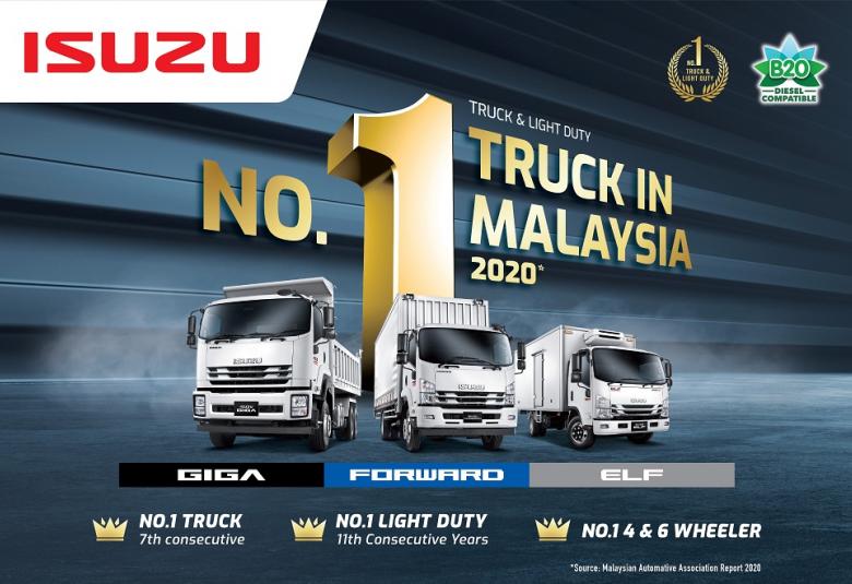 Isuzu remains Malaysia’s No.1 truck