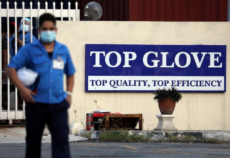 Top Glove. Kredit gambar Reuters