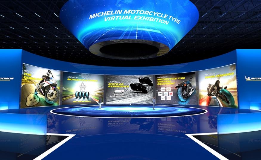 Michelin motorcycle tyre virtual exhibition