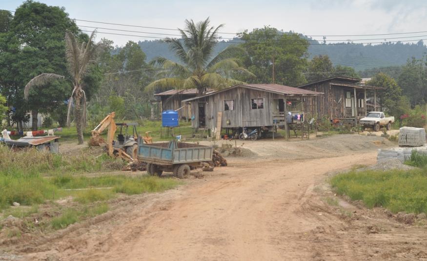 Kawasan pedalaman. Gambar hiasan